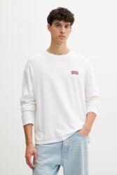 American Vintage pamut hosszúujjú - fehér XL - answear - 18 190 Ft