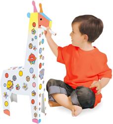 Flippy Jucărie educativă Flippy, Puzzle 3D Girafă de asamblat și colorat, 3+ ani (164781)