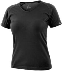CXS Tricou damă CXS ELLA cu decolteu în V - Neagră | S (1610-178-800-92)
