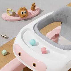 Flippy Premergător multifuncțional Flippy, model iepuraș, cu înălțime ajustabilă, muzică și lumini, roz (130323)