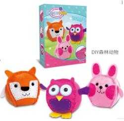 Flippy Set 3 piese creație pernă pentru copii, modele animale Flippy (103100)