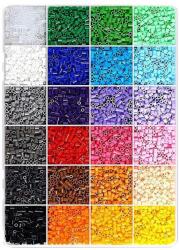 Flippy Kit de mărgărite perle Flippy, set DIY 3D, 24 culori, 2000 piese, 2.6 mm (164802)
