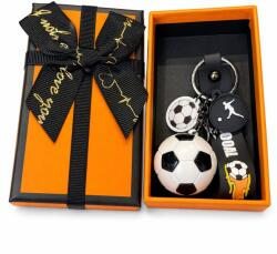Flippy Breloc chei Flippy model minge de fotbal, alb/negru (167144)