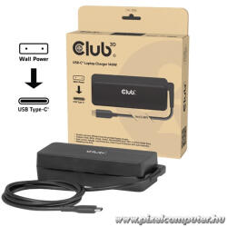 Club 3D Notebook Töltő - CAC-1932 (140W GaN, PD3.1, USB-C) (CAC-1932) - pixelcomputer