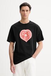 Kenzo pamut póló - fekete M - answear - 43 990 Ft