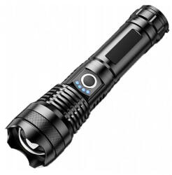 MG FlashLight LED zseblámpa 2200mAh 1500lm, fekete