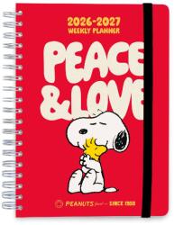  Grupo Erik diáknaptár (A5, angol nyelvű), heti, Snoopy 2026/2027 (AEESVA52606)