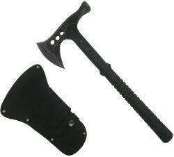 Depox Topor Survivor DEPOX®, Hammer Fall, otel inoxidabil, negru, 39 cm, teaca inclusa (0958)