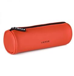 KARTON P+P VERDE bedobálós henger tolltartó - 21x7, 5 cm - téglavörös (IMO-KPP-6-62126)