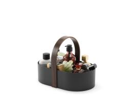 Umbra HK Limited Umbra Органайзер за гримове и аксесоари bellwood caddy - цвят черен / орех (umbra-1019130-048)