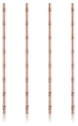 TRUEBRANDS VISKI Коктейлни сламки Bamboo Copper - 4бр (VISKI-7946)