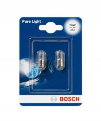 Bosch 1 987 301 023 Izzó (2db bliszter) T4W 12V 4W BA9S lábazati