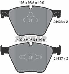 TEXTAR Fékbetét készlet TEXTAR 2443601 for BMW, ROLLS-ROYCE (2443601)