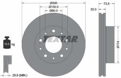 TEXTAR féktárcsa TEXTAR 92157303 for CITROËN, FIAT, PEUGEOT, RAM (92157303)