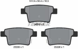 TEXTAR Fékbetét készlet TEXTAR 2426001 for FORD, JAGUAR, GEELY, BYD, … (2426001)