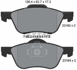 TEXTAR Fékbetét készlet TEXTAR 2316001 for NISSAN (2316001)