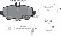 TEXTAR Fékbetét készlet TEXTAR 2307005 for MERCEDES-BENZ (2307005)