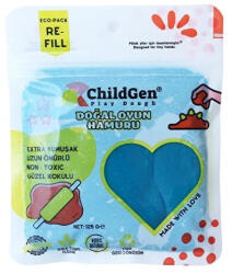 ChildGen 100% természetes gyurma visszazárható tasakban 125 gr, Kék (CG40197) - csacskamesebolt