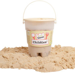ChildGen kinetikus homokgyurma vödörben 500 gr, Natúr színű (CG41026)