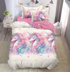 Pucioasa Egyszemélyes gumis ágyneműhuzat, Unicorn, finom pamut (flanel), 140x200 cm (JHN-T60-130-80051)