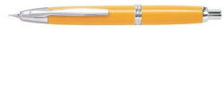 Pilot Stilouri Stilou Capless Rhodium Pilot varf mediu penita aur alb corp galben Stilou Pilot Capless Rhodium galben varf mediu (PFC-1500RRRMY)