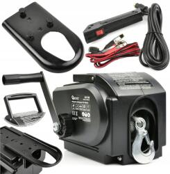 GEKO Hordozható Elektromos Csörlő 12V 2000LB Távirányító Automata G81706 (G81706)