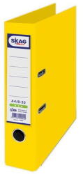 SKAG Biblioraft A4 plastifiat PP 5 cm/ 8 cm diverse culori Skag Economy 8 cm galben (SK220040) - pcone
