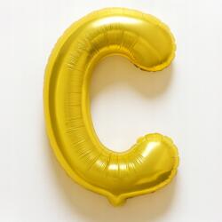 PartyBee Fólia lufi C betű arany 40cm Betű Felirat Név Születésnap