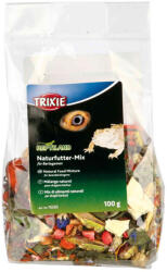 TRIXIE Natural Food Mixture for Bearded Dragons - kiegészítő eleség (lisztkukac, rost, szöcske) szakállas agámák részére (100g) (028-76265)