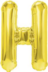 PartyBee Fólia lufi H betű arany 40cm Betű Felirat Név Születésnap