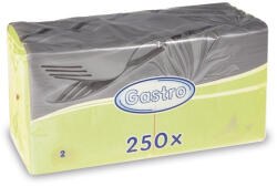  Gastro 24X24 2 rétegű 250 darabos UV zöld szalvéta