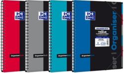 OXFORD Caiet A4+ 80 file spira matematica Stud organiser Oxford diverse culori (OXF400019524) - pcone