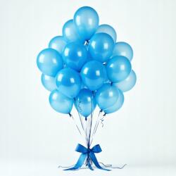 PartyBee Kristály lufi szett kék 30cm 100db
