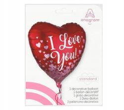 Amscan Fólia lufi Rose Gold Hearts