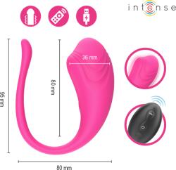 Intense Ou vibrator Olivia Intense Roz cu telecomanda