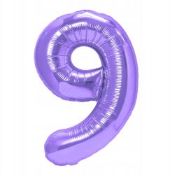 PartyPal Lila Fólia Lufi 9-es Szám 100cm
