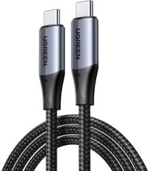 UGREEN Cablu de Date USB-C Tata la USB-C Tata, Ugreen US355, PD 100W, 5A, 10Gbps, 1 Metru, Negru (80150-UGREEN)