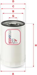 SOFIMA Filtru ulei SOFIMA S 8041 RH (S 8041 RH) - fixbox