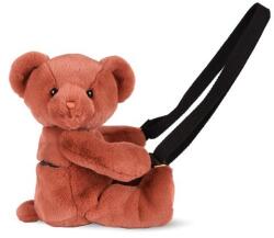 Doudou et Compagnie Geanta crossbody adorabila, Ursulet din plus, 30 cm, Teracota (DC4379)