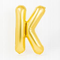 PartyBee Fólia lufi K betű arany 40cm Betű Felirat Név Születésnap