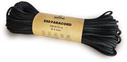 WARAGOD Paracord 550 въже 100 m с диаметър 4 mm Pine, черно (WAR0073047)