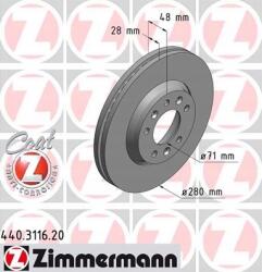 Zimmermann Első Féktárcsák Zimmermann 440.3116. 20