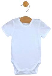 Rainy Бебешко боди с къс ръкав Rainy - Milk, 62 cm, 2-4 м (614202) - baby