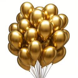 PartyBee Latex lufi csokor szett arany 30cm 50db
