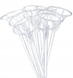 PartyBee Bobo lufi pálcika, Bubble kosárral fehér 5 db 70 cm