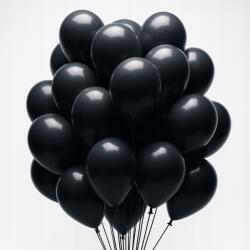 PartyBee Latex lufi csokor szett fekete 30cm 50db