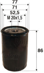 Valeo Filtru ulei VALEO 586002 (586002) - turbochic