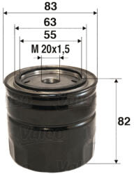 Valeo Filtru ulei VALEO 586062 (586062) - turbochic