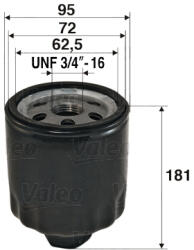 Valeo Filtru ulei VALEO 586056 (586056) - turbochic