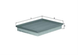 MAHLE Filtru aer KNECHT LX1662 (LX1662)